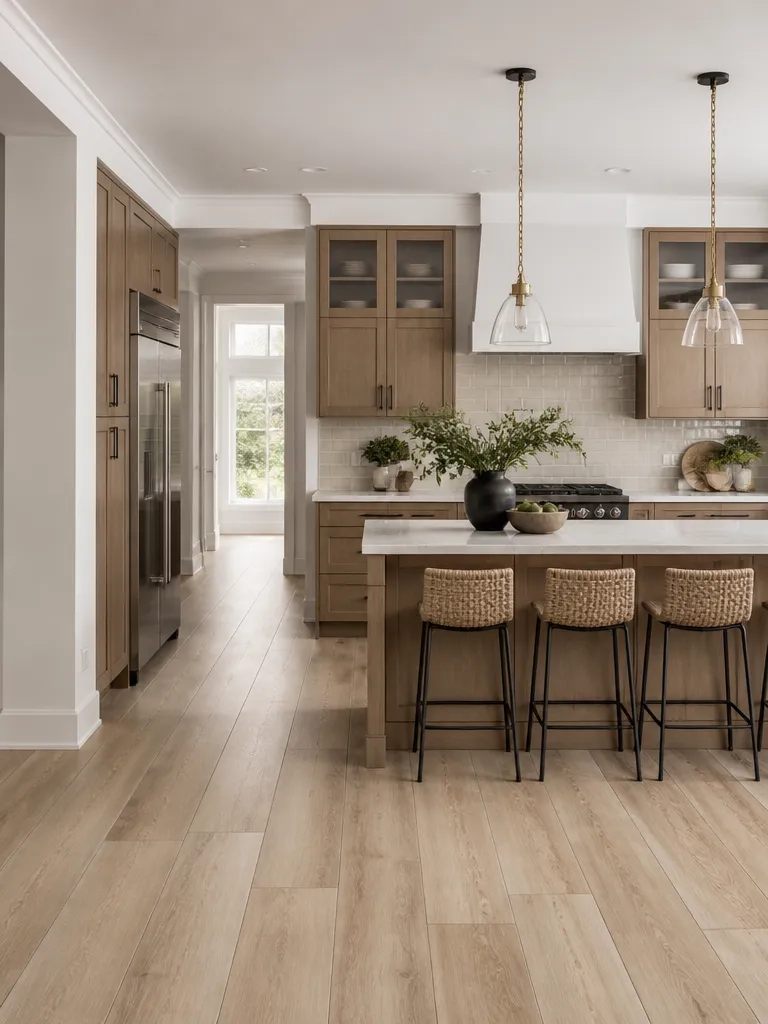 Laminate Flooring Kitchen Luxury editorial staging