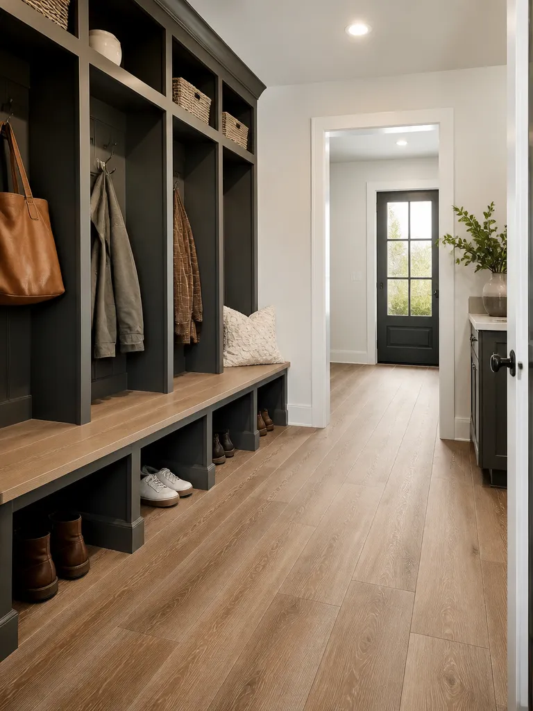 Laminate Flooring Mudroom