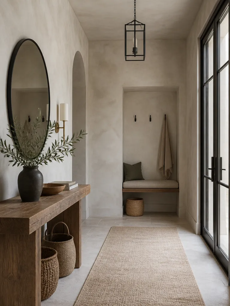 Limewash Paint Entryway