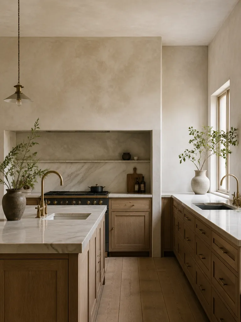 Limewash Paint Kitchen Luxury editorial staging