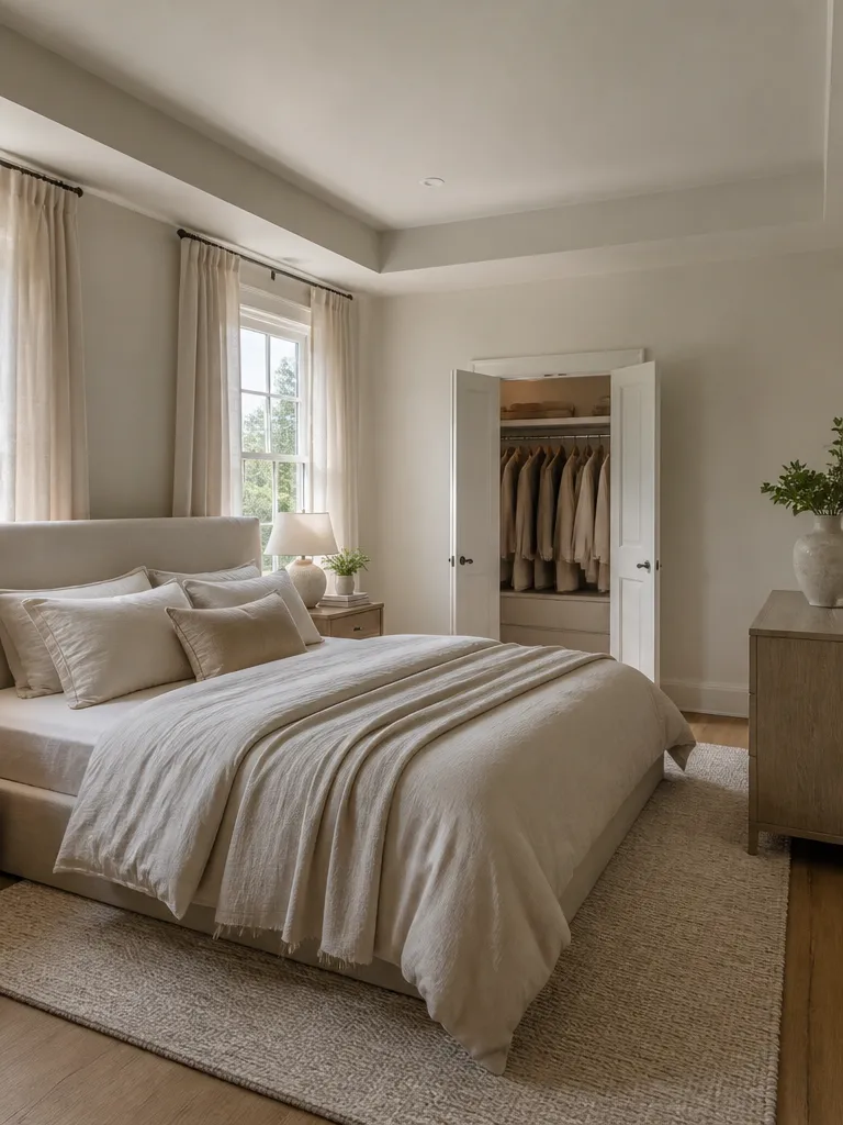 Linen Fabric Bedroom