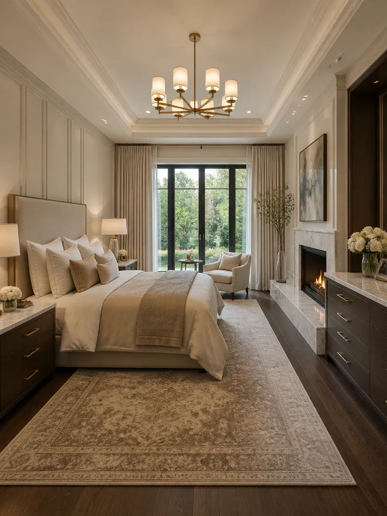 Marble Countertops Master Suite Warm residential staging