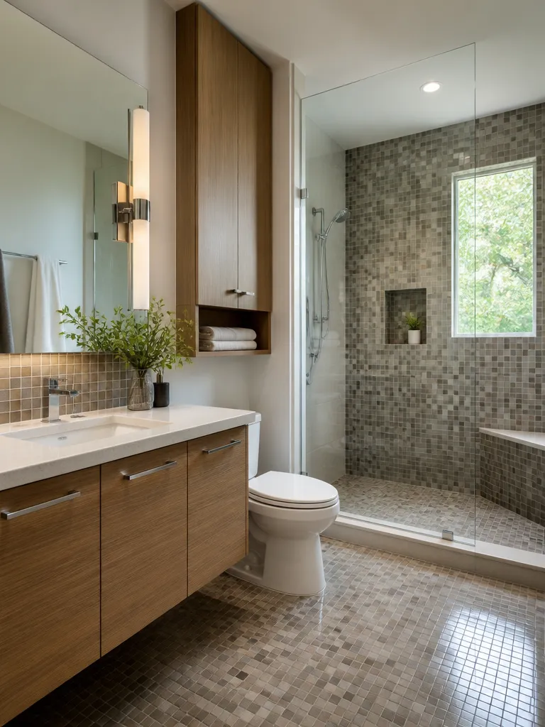 Mosaic Tile Bathroom