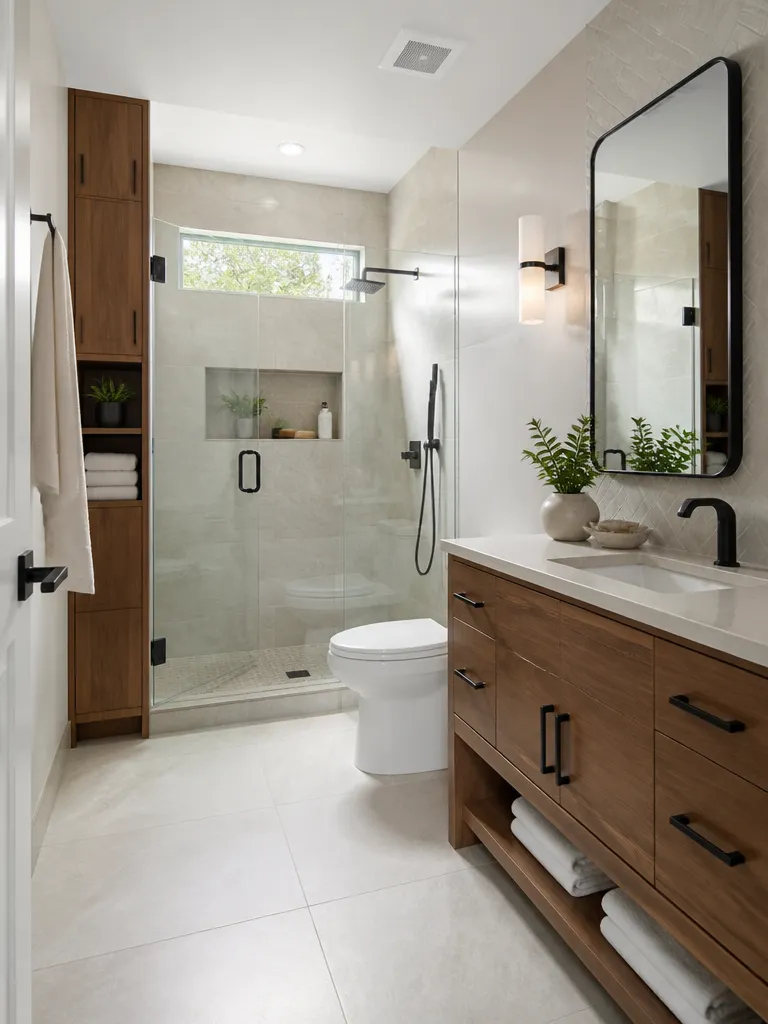 Porcelain Tile Bathroom