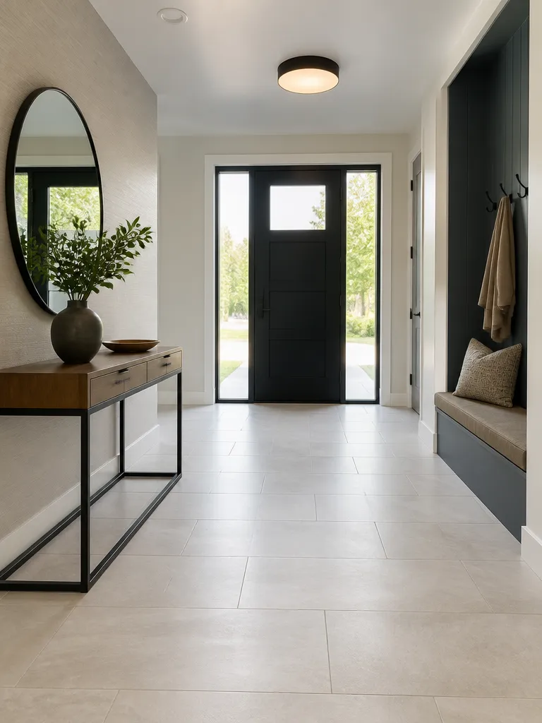 Porcelain Tile Entryway