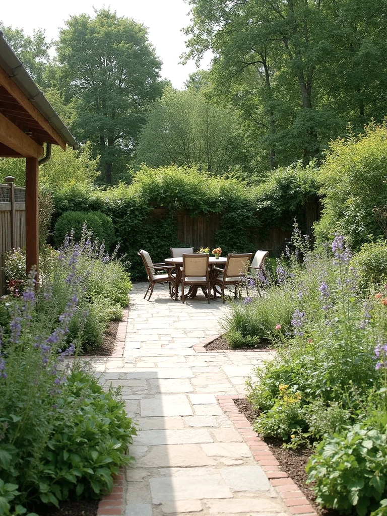 Porcelain Tile Patio Warm residential staging