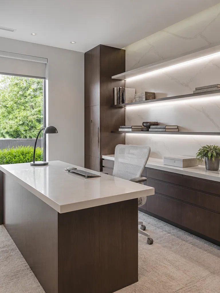 Quartz Countertops Home Office