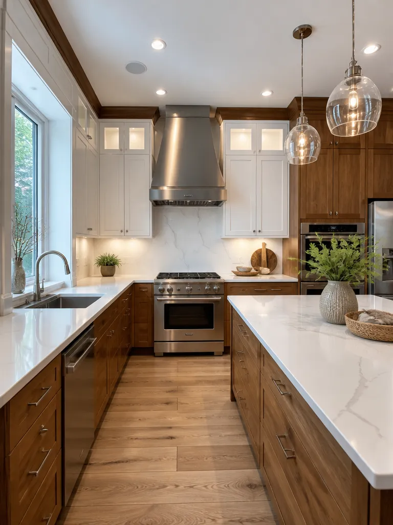 Quartz Countertops Kitchen Warm residential staging