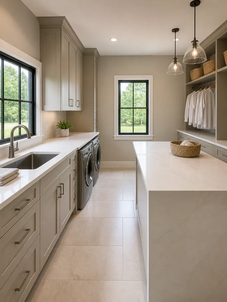 Quartz Countertops Laundry Room