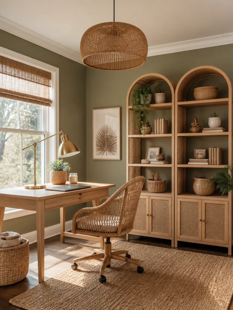 Rattan Home Office