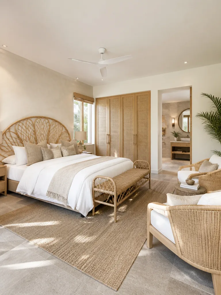 Rattan Master Bedroom