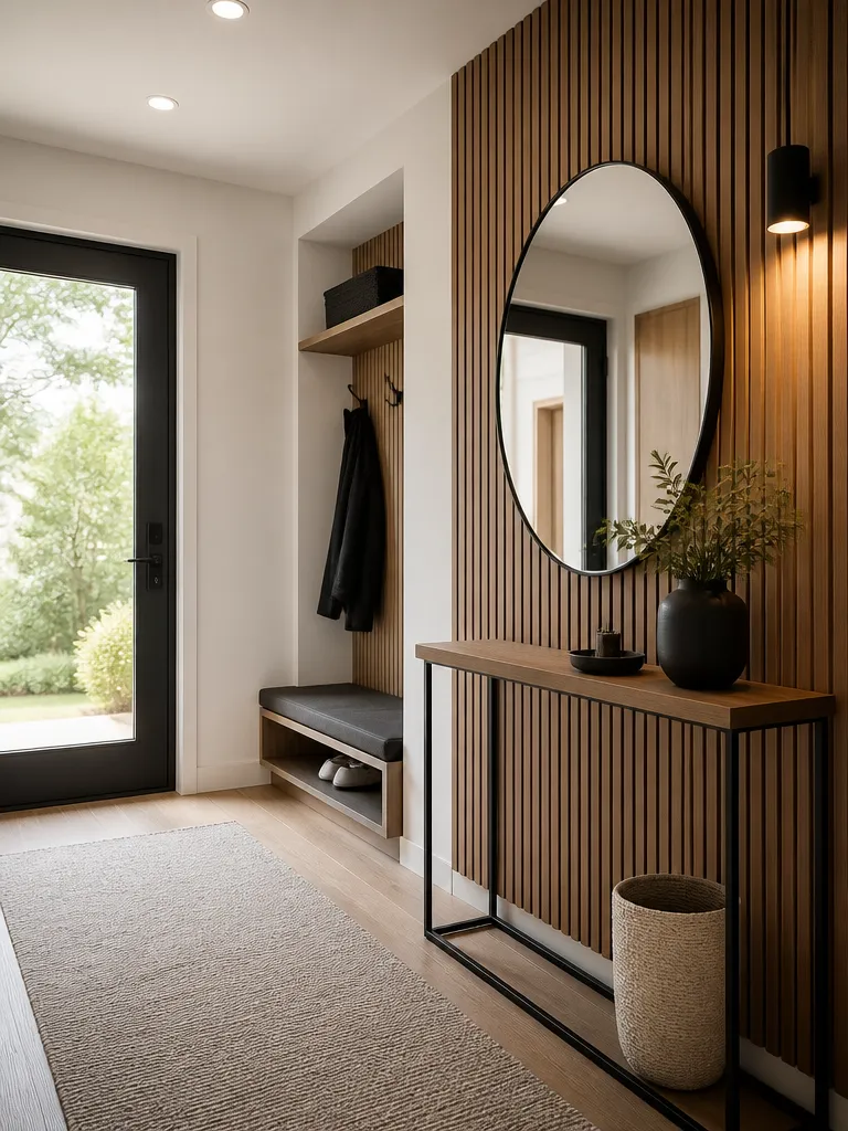 Slat Wall Entryway