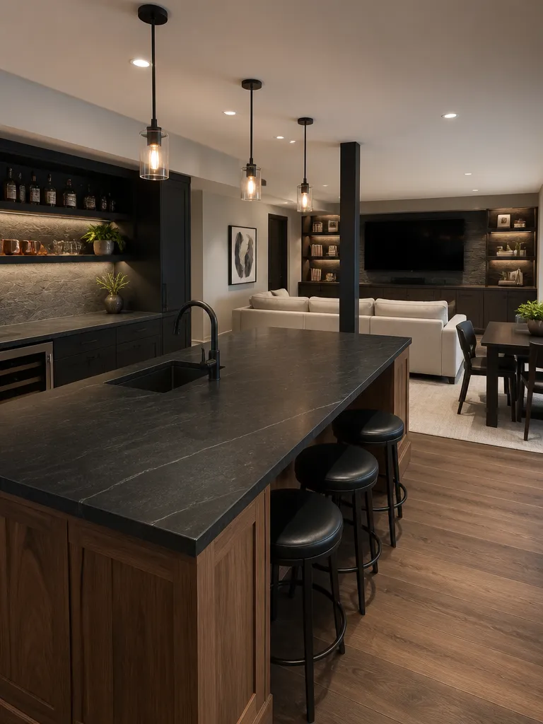Soapstone Countertops Basement