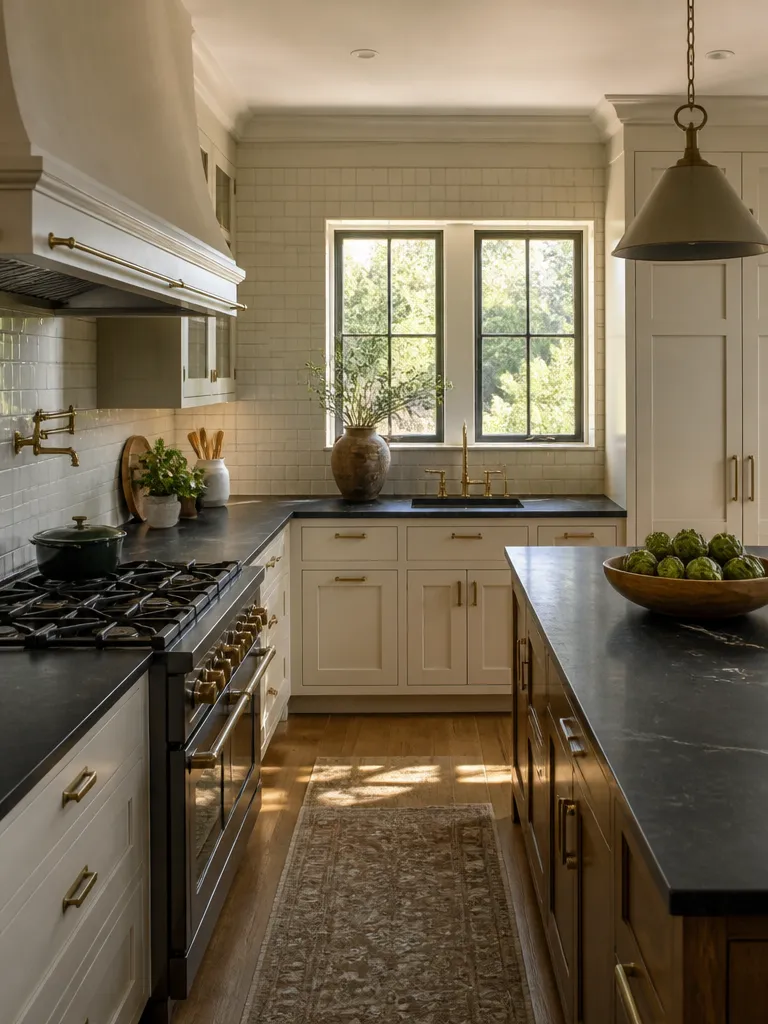 Soapstone Countertops Kitchen Warm residential staging