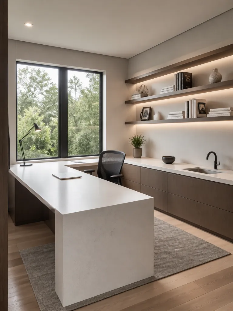 Solid Surface Countertops Home Office