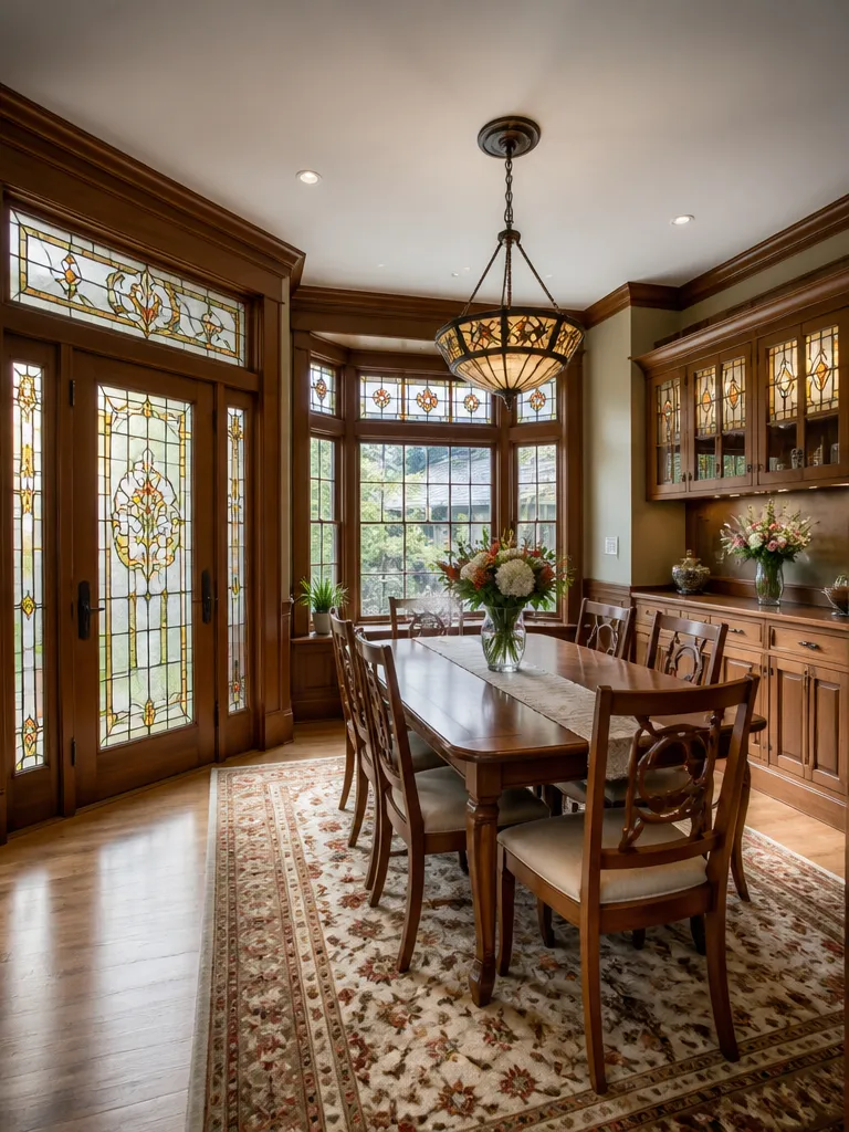 Stained Glass Dining Room