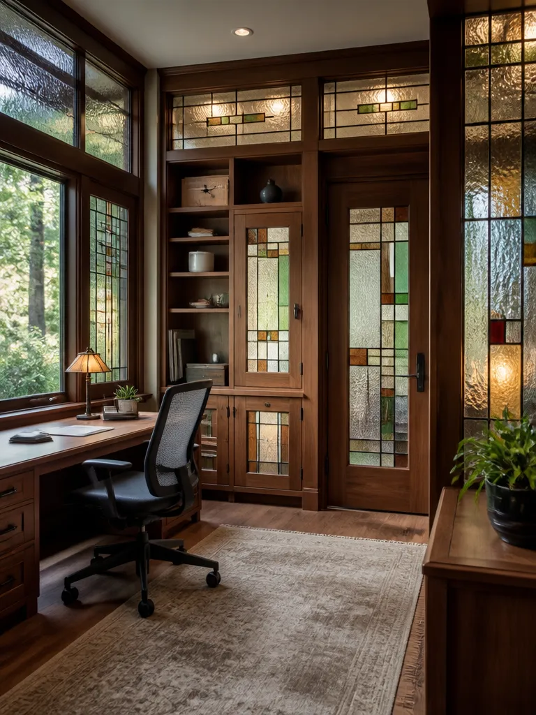 Stained Glass Home Office