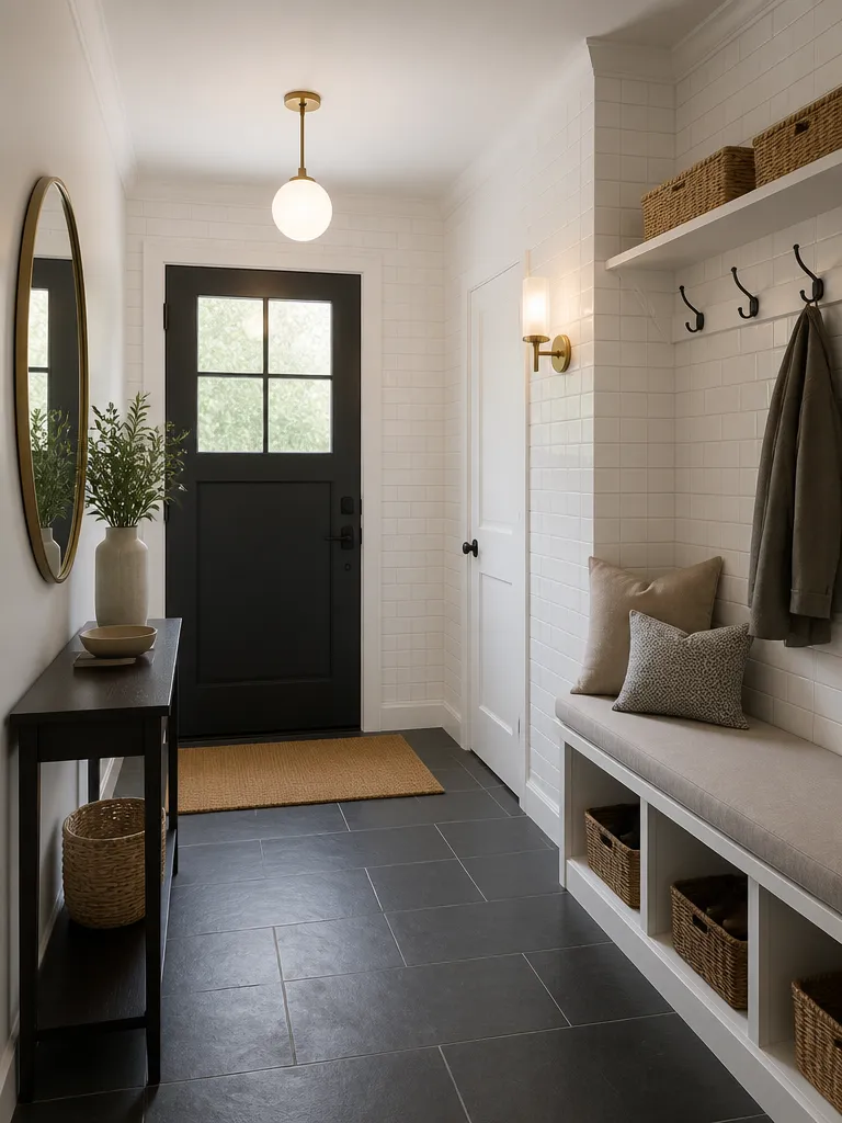 Subway Tile Entryway