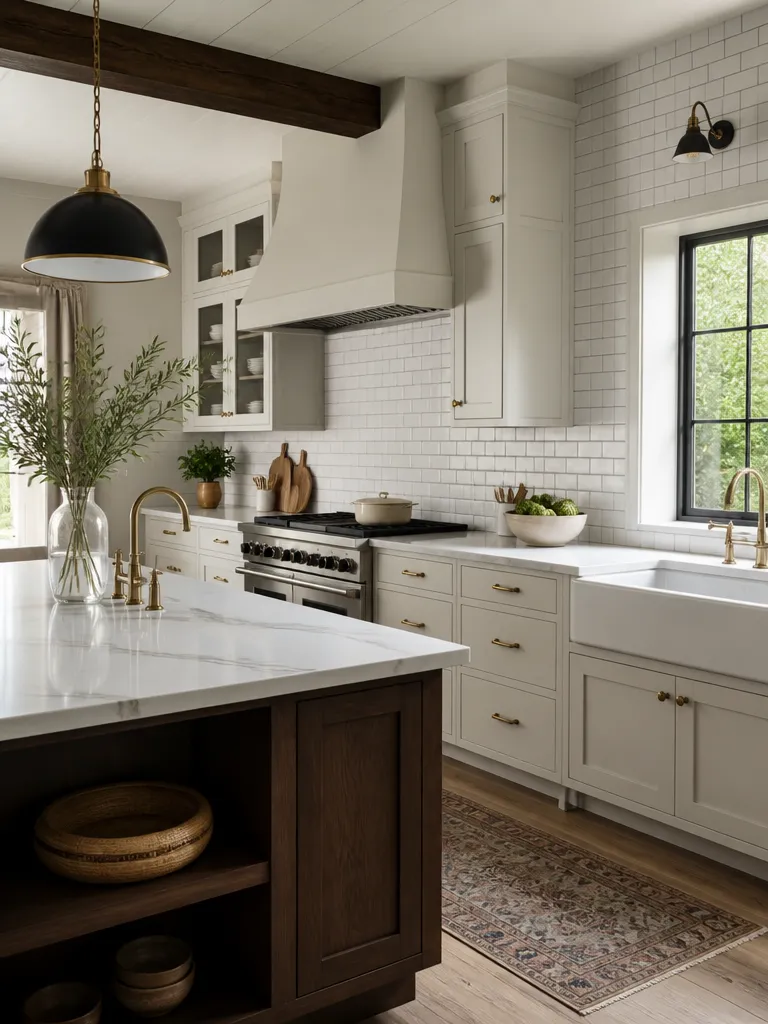 Subway Tile Kitchen Luxury editorial staging