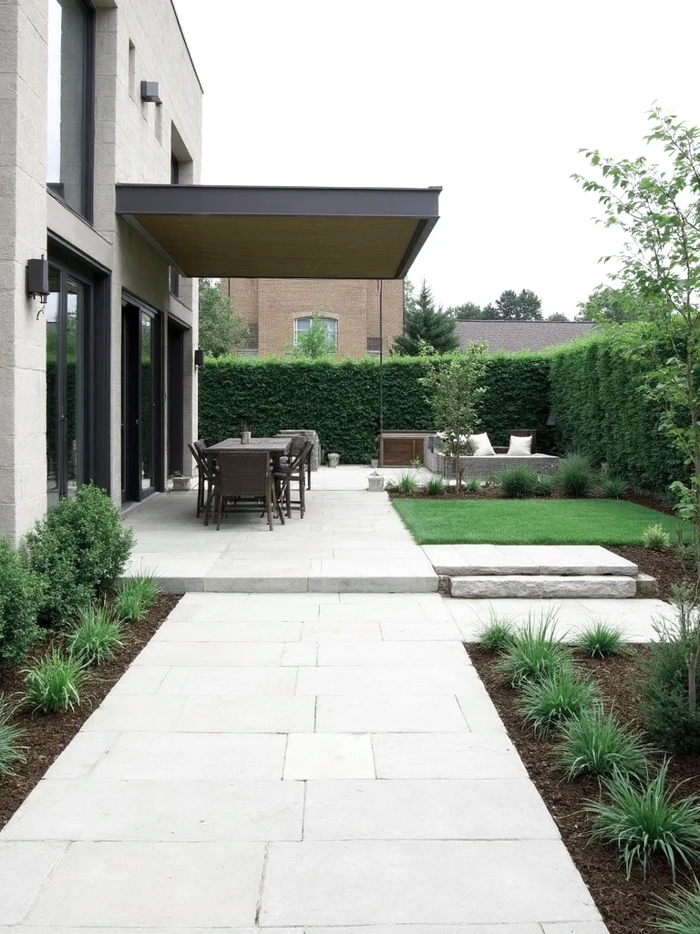 Travertine Tile Patio