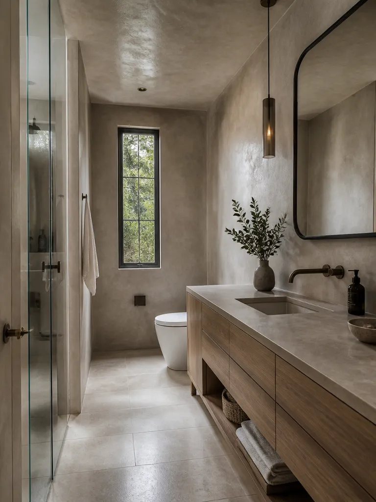 Venetian Plaster Bathroom