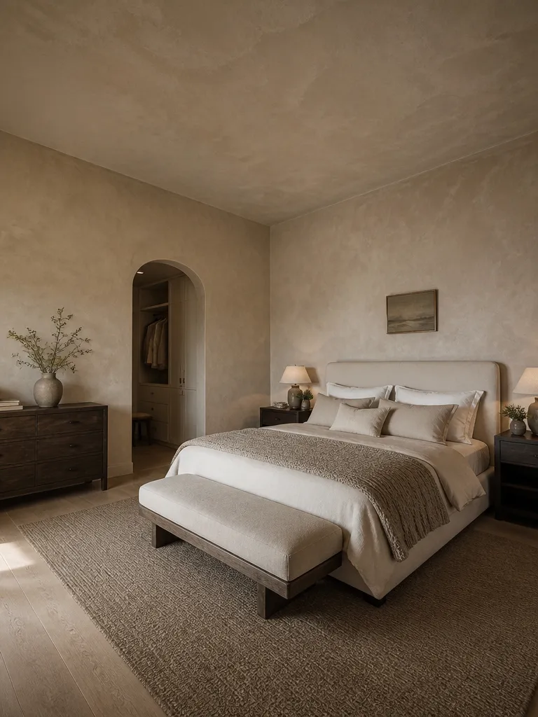 Venetian Plaster Bedroom