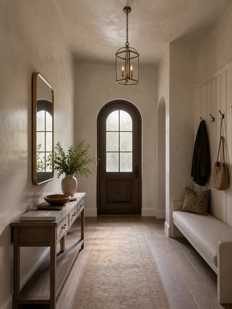Venetian Plaster Entryway