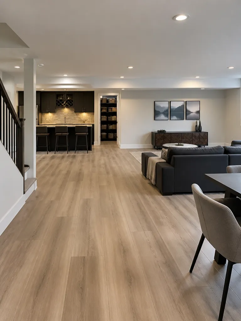 Vinyl Plank Flooring Basement