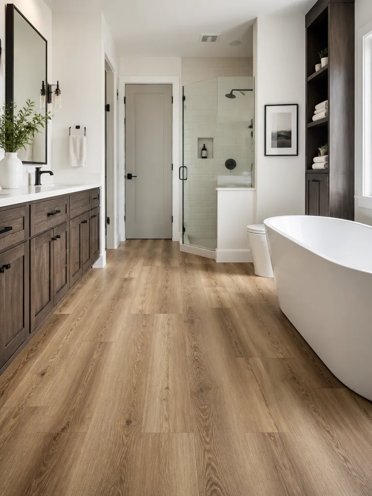 Vinyl Plank Flooring Bathroom