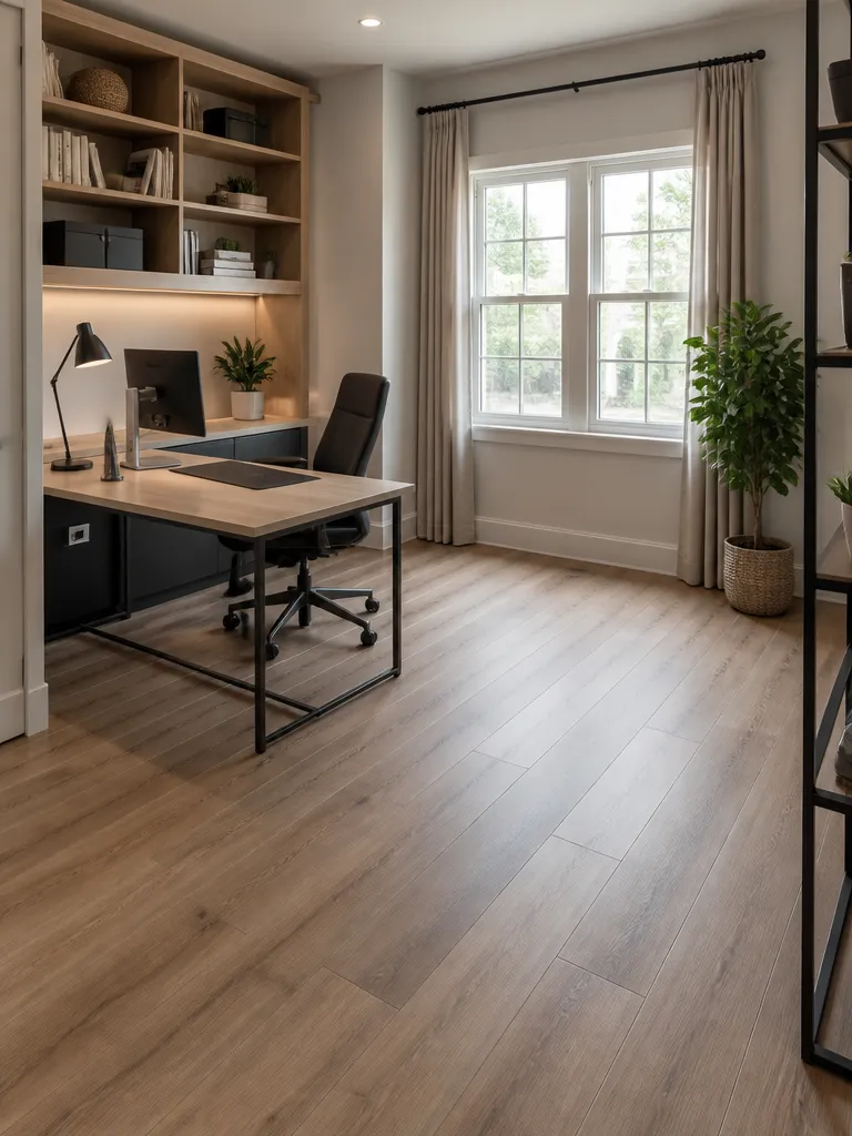Vinyl Plank Flooring Home Office