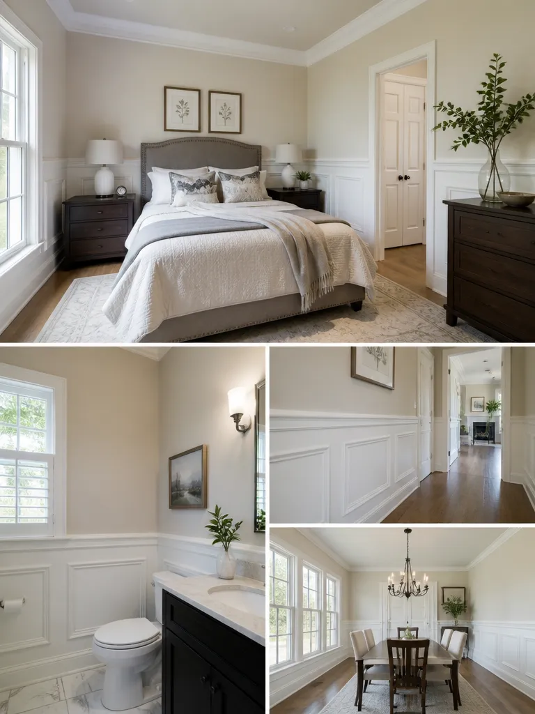 Wainscoting Bedroom