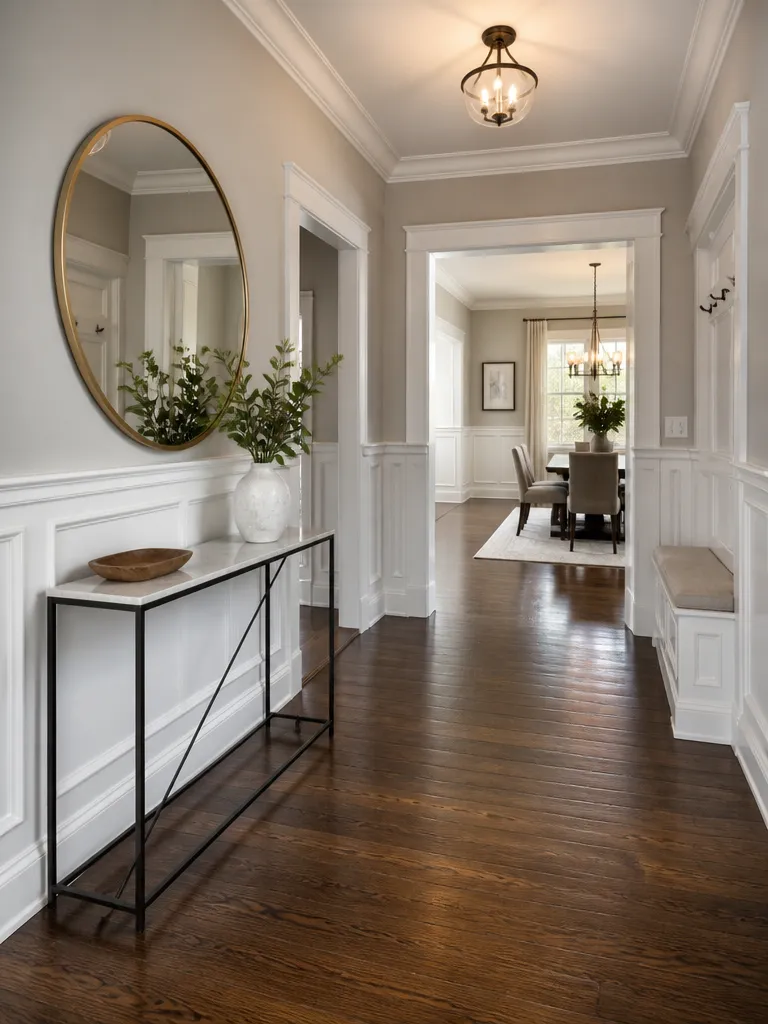 Wainscoting Entryway