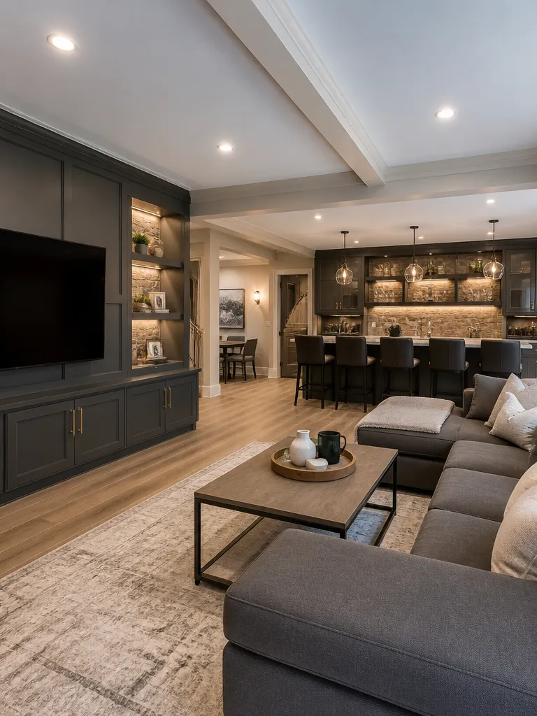 Wall Paneling Basement