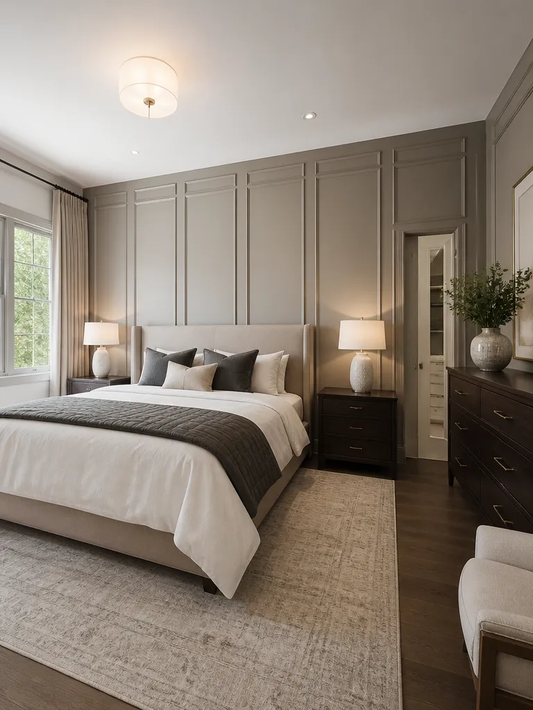 Wall Paneling Bedroom