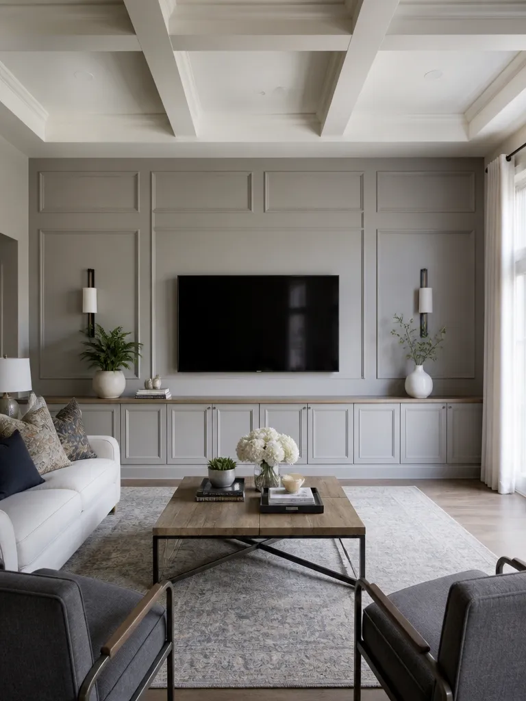 Wall Paneling Living Room