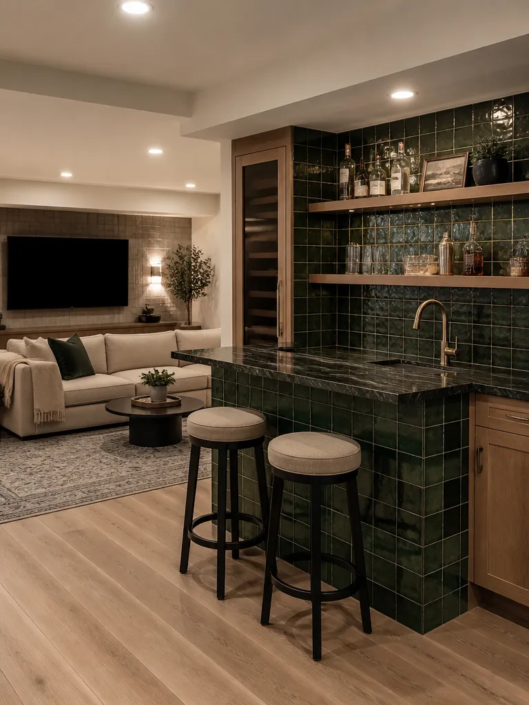 Zellige Tile Basement