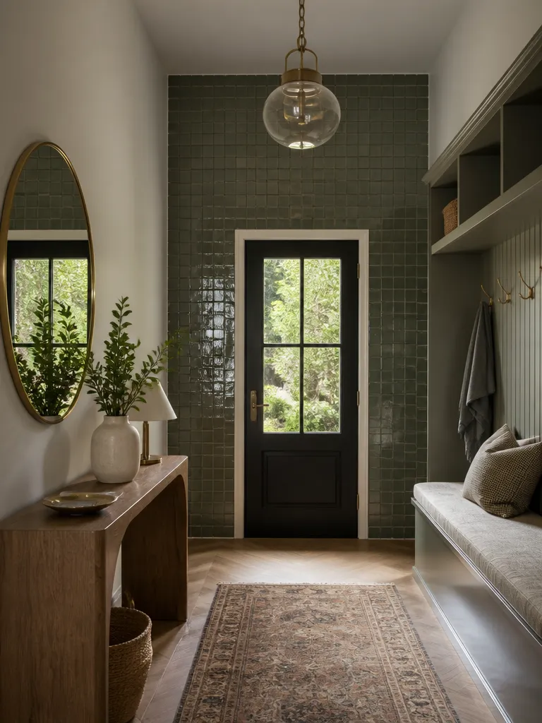 Zellige Tile Entryway