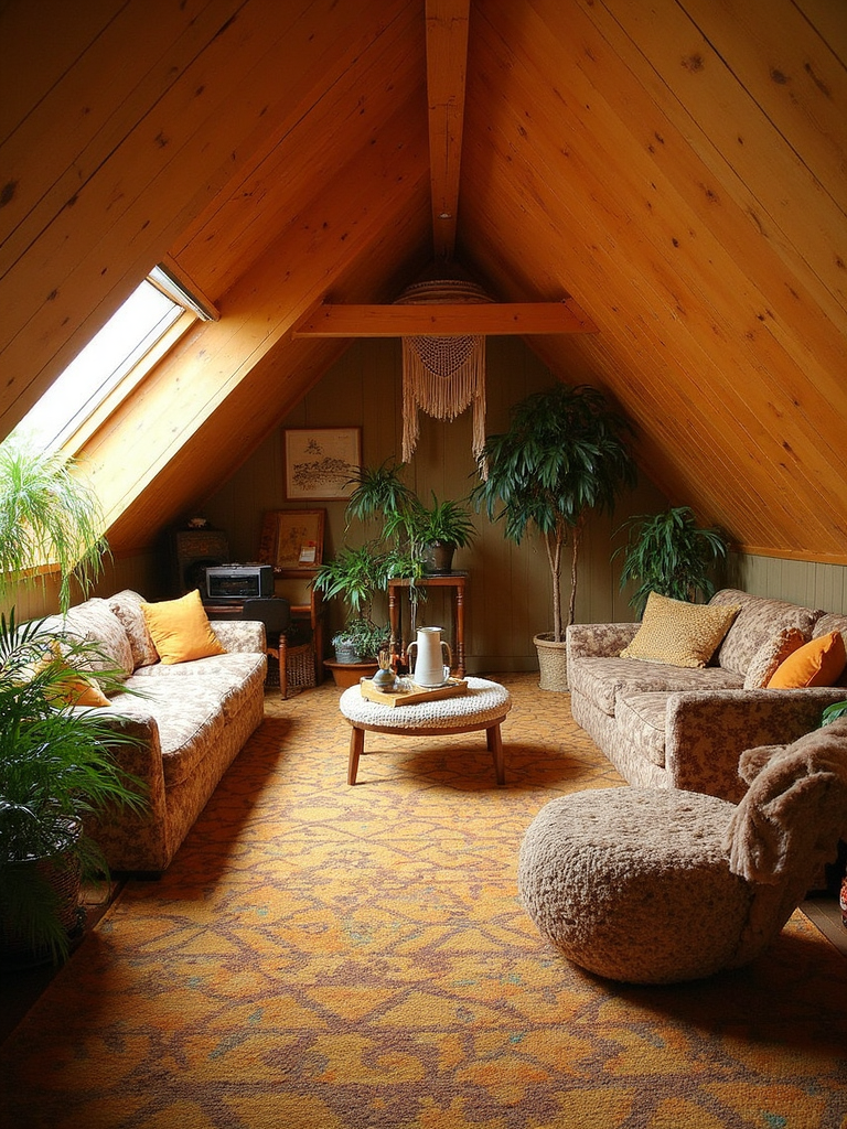 1970s Attic - 1970s Attic interior design inspiration