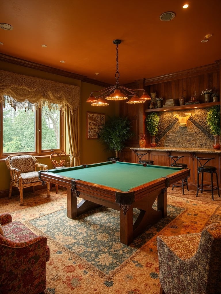 1970s Game Room - 1970s Game Room interior design inspiration