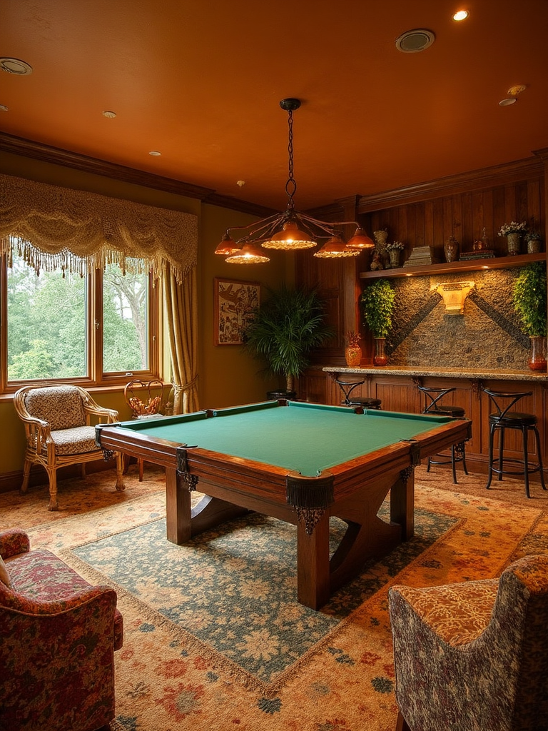 1970s Game Room - 1970s Game Room interior design inspiration