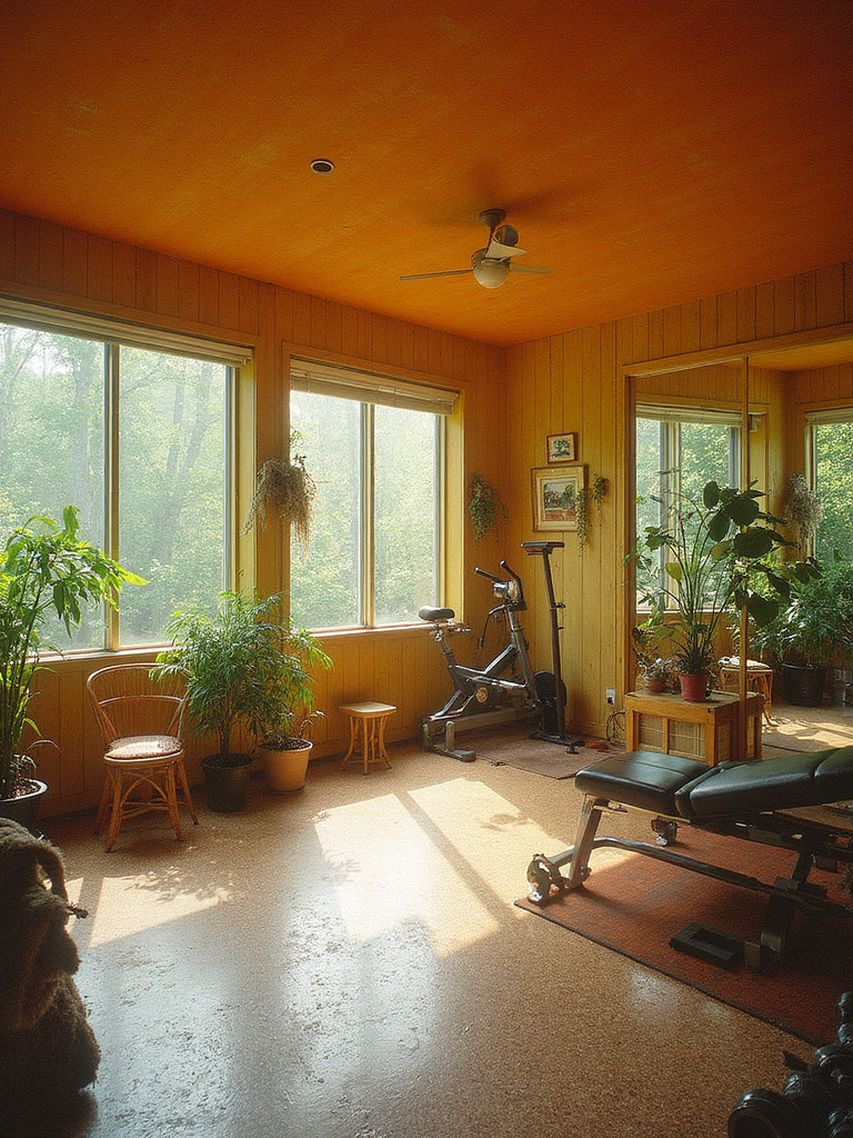 1970s Home Gym - 1970s Home Gym interior design inspiration