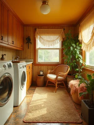 1970s Laundry Room Design