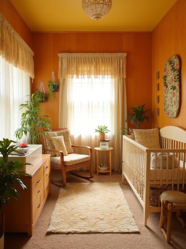 1970s Nursery - 1970s Nursery interior design inspiration