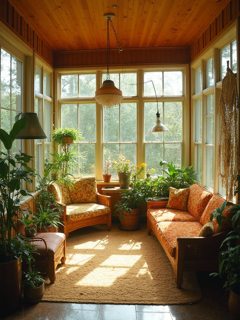 1970s Sunroom - 1970s Sunroom interior design inspiration