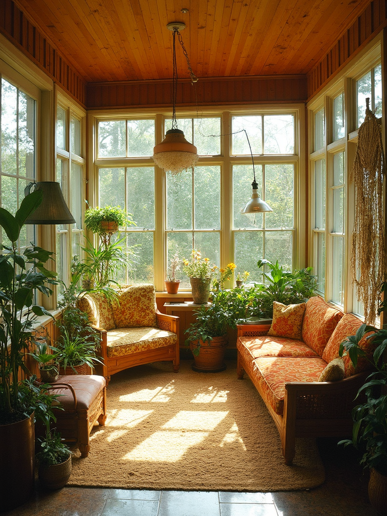 1970s Sunroom - 1970s Sunroom interior design inspiration