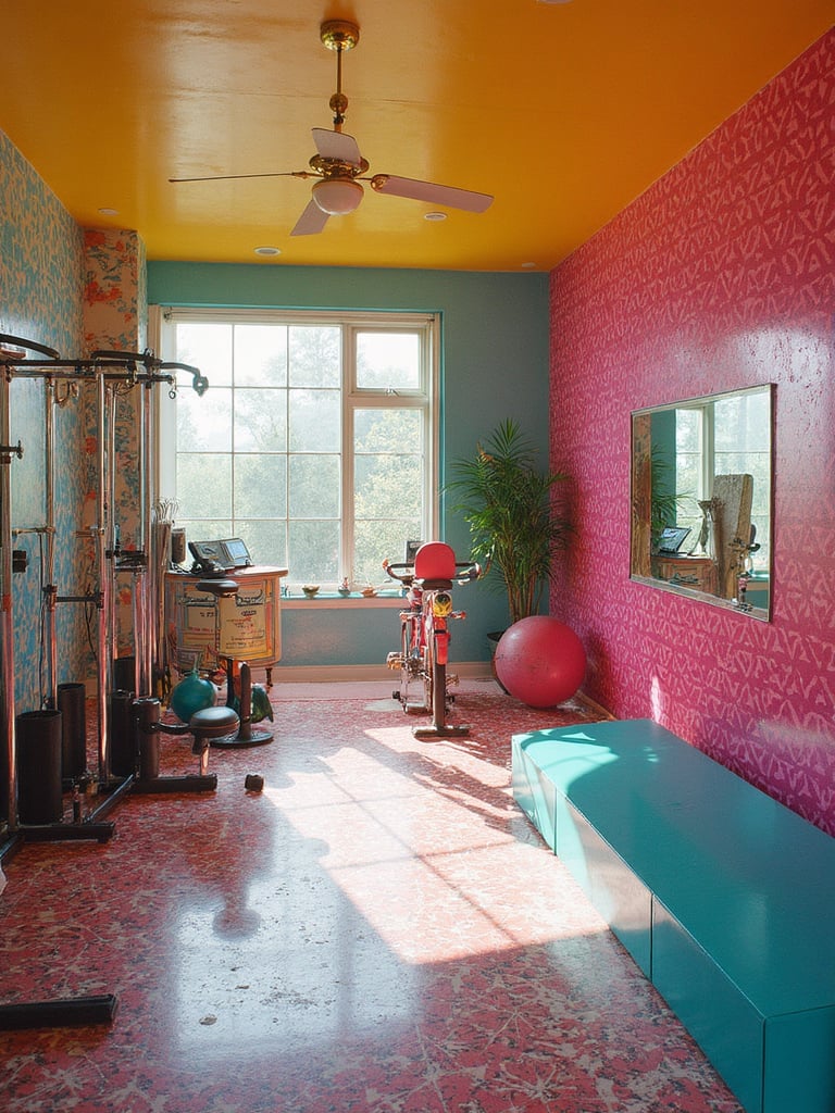 1980s Home Gym - 1980s Home Gym interior design inspiration