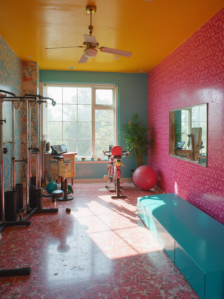 1980s Home Gym - 1980s Home Gym interior design inspiration