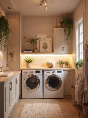 Aesthetic Room Laundry Room Design
