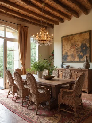African Dining Room Design