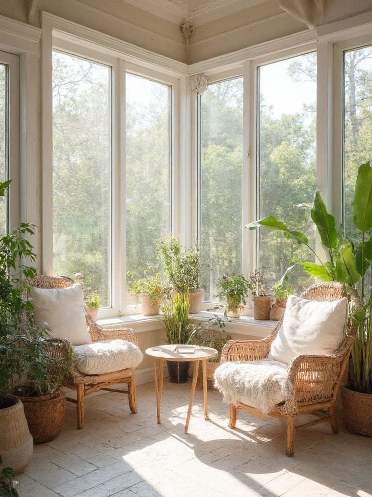 Airbnb Sunroom featuring welcoming spaces, instagram-worthy, guest-friendly - interior design ideas and inspiration